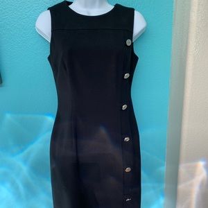 Designer Calvin Klein Black Dress